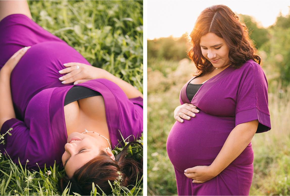 schwangerschaftsfotos bei sonnenunterang - fotograf aus bamberg, erlangen, nürnberg